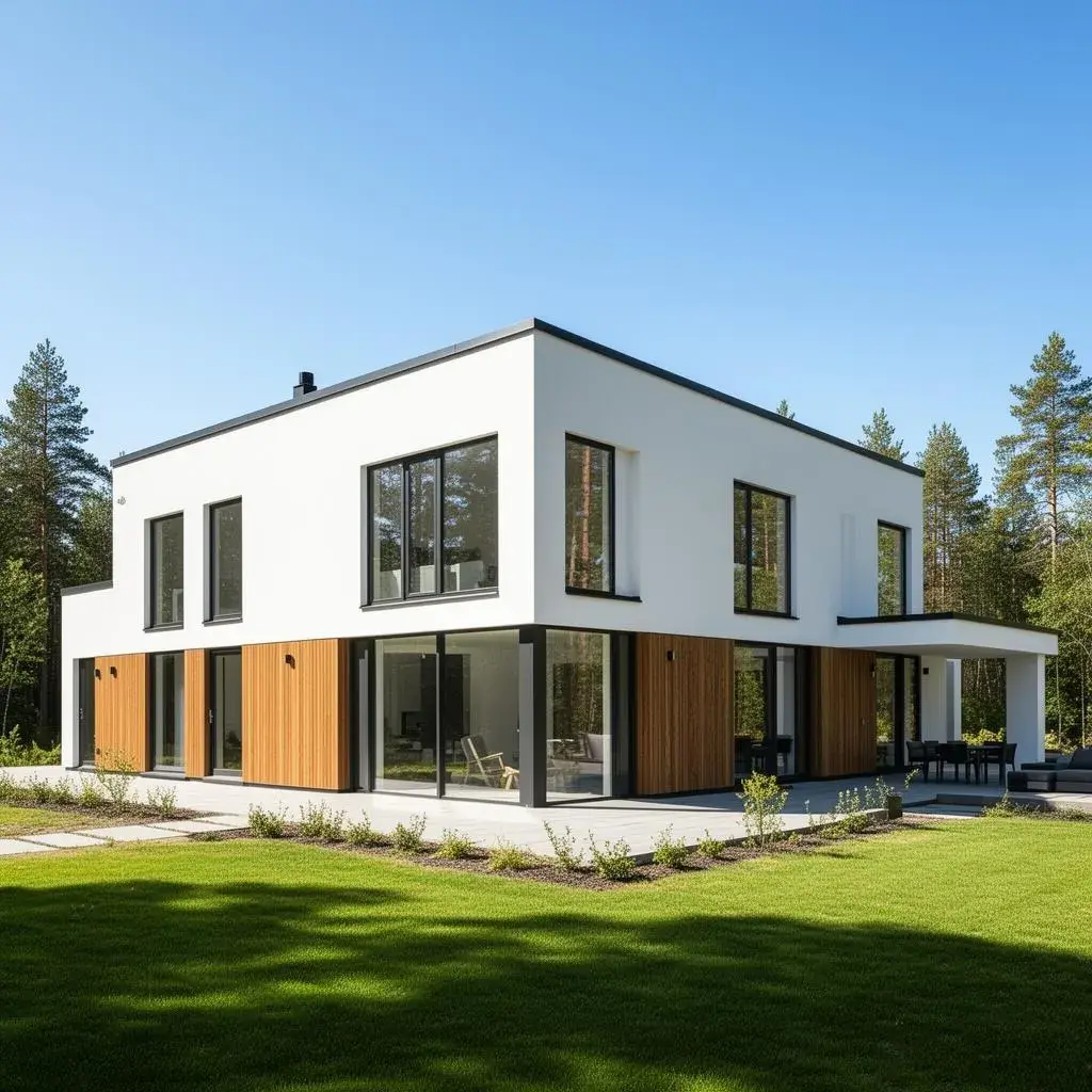 Nybyggnad villa